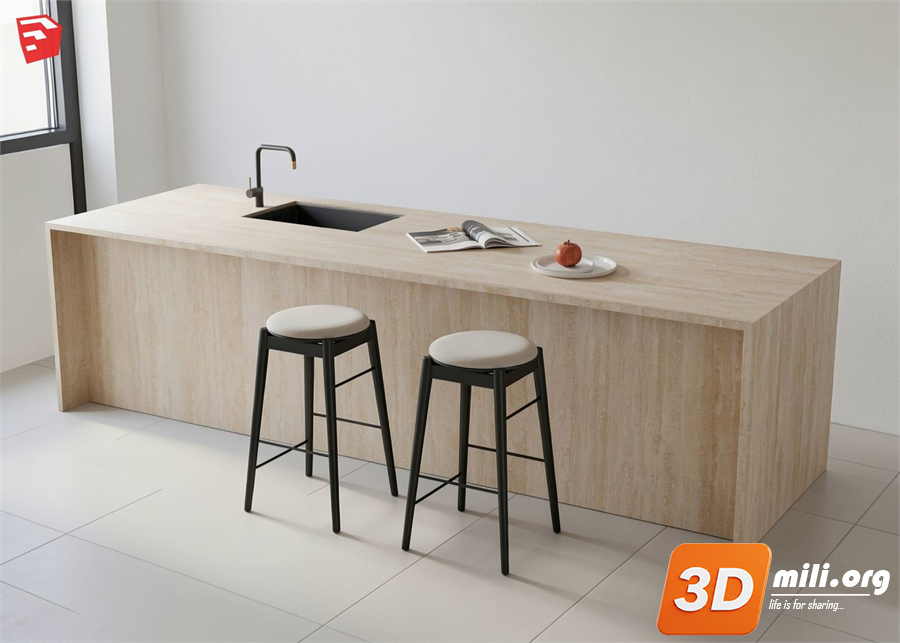 Kitchen island Skp Files